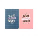 SET OF TWO A5 NOTEBOOKS - DO IT NOW, CELEBRATE LATER