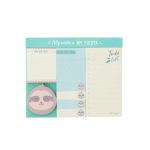 SET OF STICKY NOTES SLOTH SLOW COLLECTION - MY SIESTA IS MY FIESTA