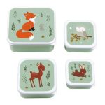 Lunch box Forest Friends khaki