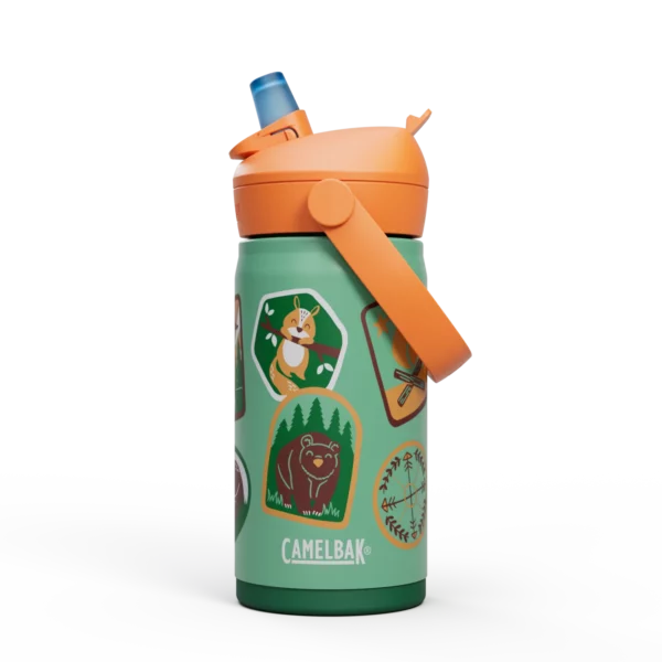 Insulated Straw Bottle 350ml – Camp Badges