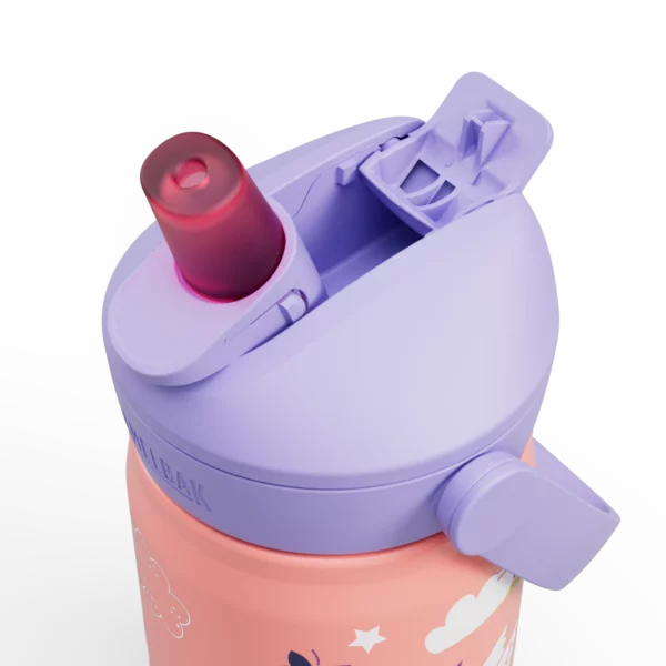 Insulated Straw Bottle 350ml –Magic Unicorns - Image 3
