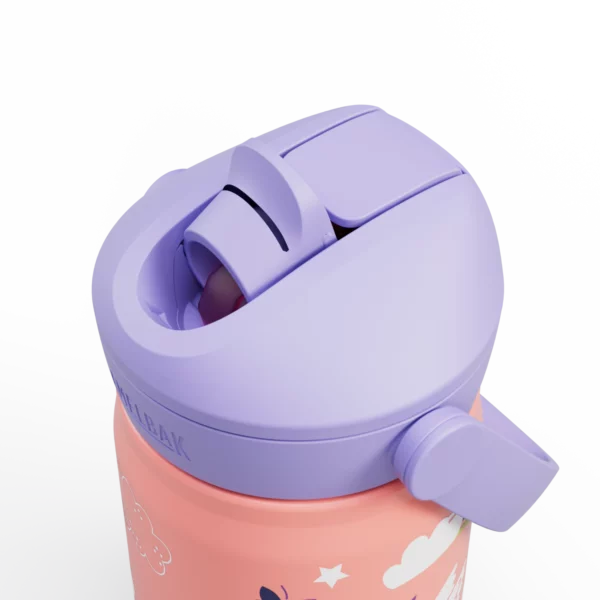 Insulated Straw Bottle 350ml –Magic Unicorns - Image 4